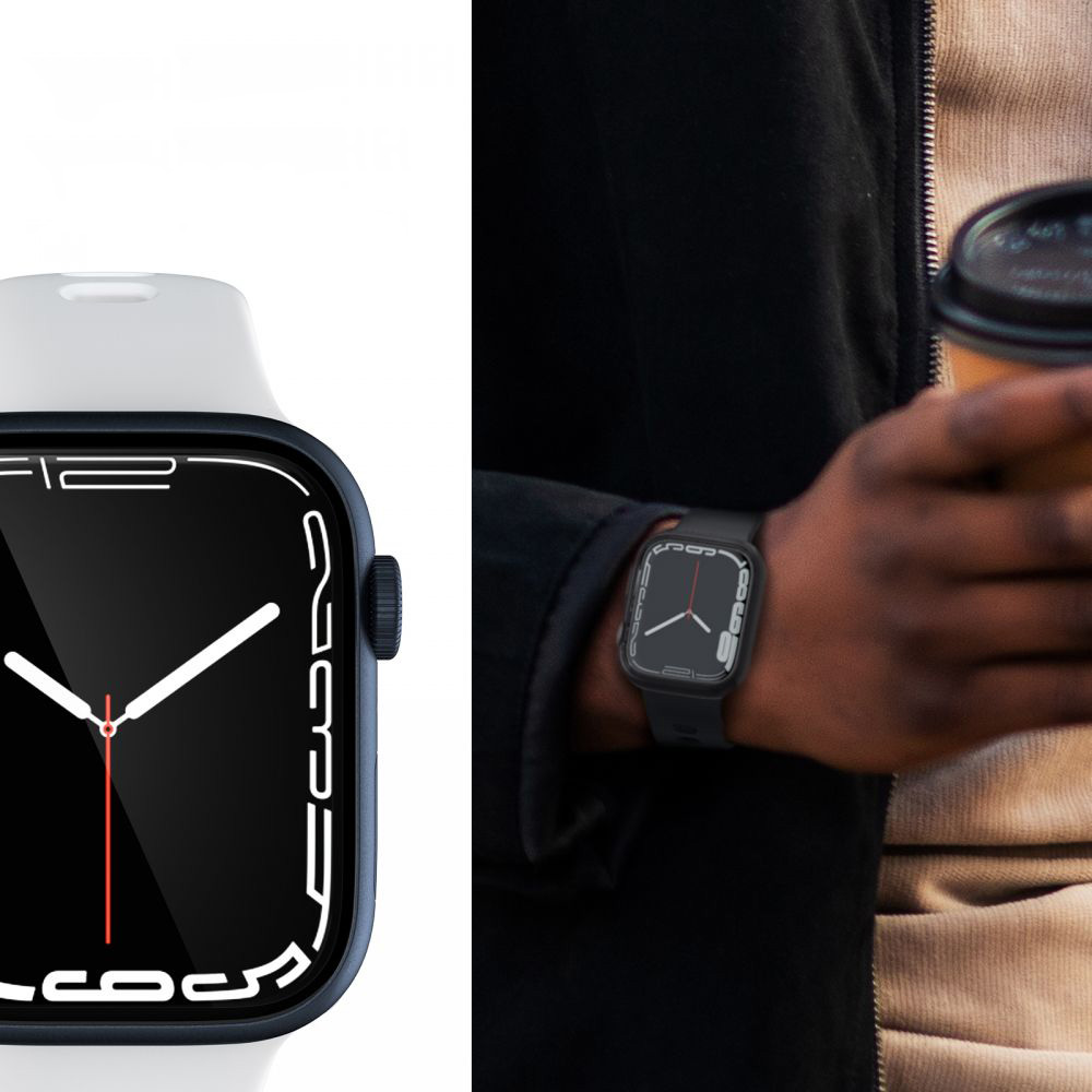 Samoregenerująca się elastyczna folia z tpu kompatybilna z etui Spigen NeoFlex dla Apple Watch 7 45mm